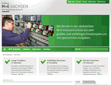 Tablet Screenshot of me-sachsen.de